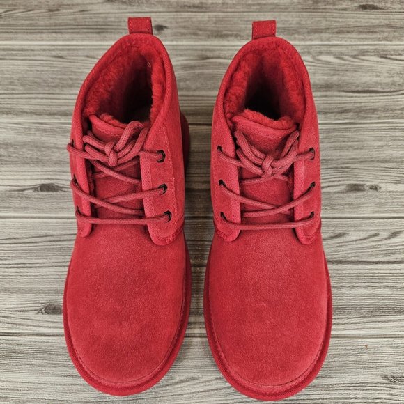 UGG Neumel Suede Boots - Samba/ Red - Men's Size 11 - NEW - Picture 8 of 10